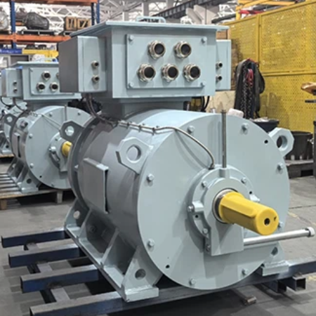 Motor Penggerak Sinkron Magnet Permanen Frekuensi Variabel Kecepatan Sedang Seri OMPC