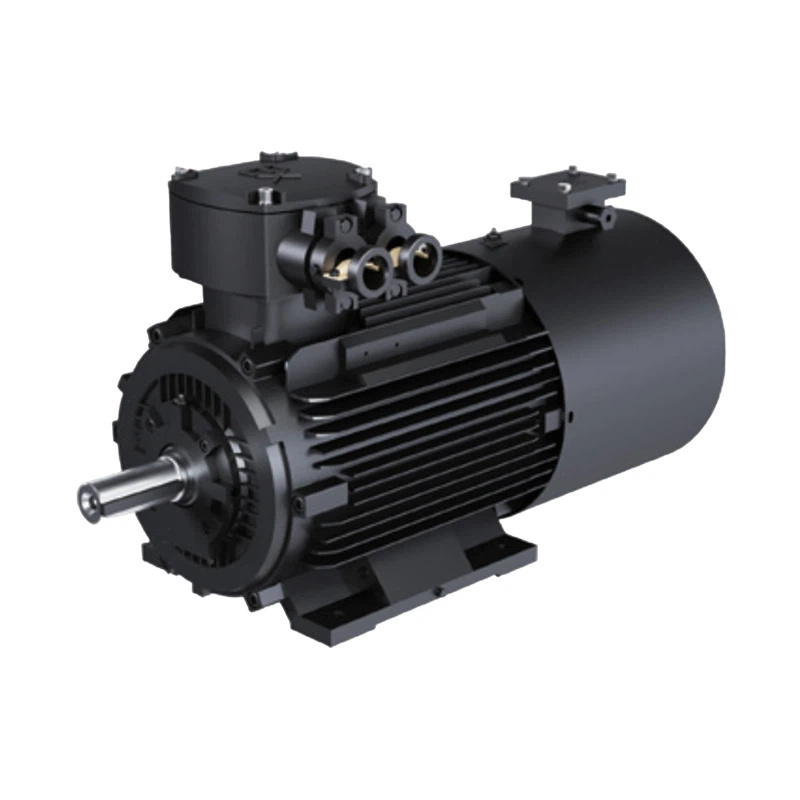 Motor Tahan Ledakan Magnet Permanen Besi Cor Shell