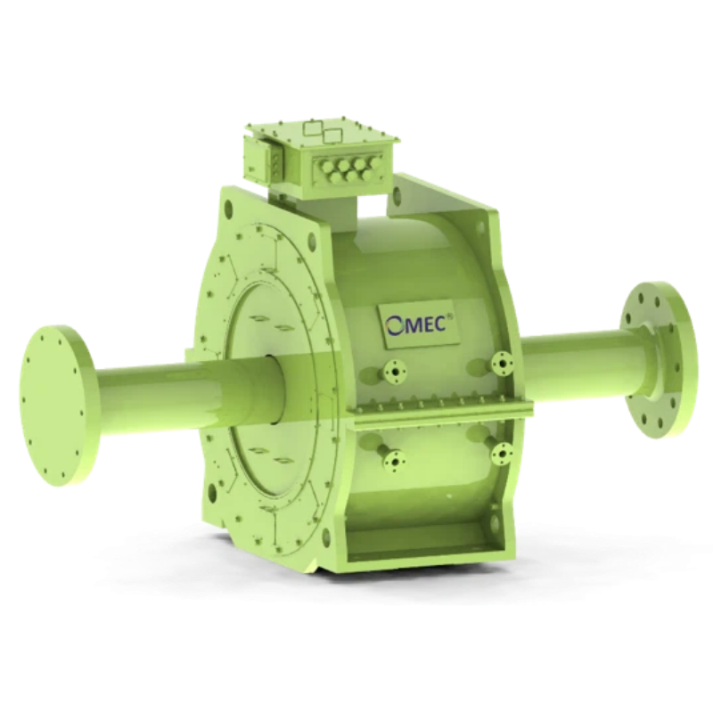 Motor Sinkron Magnet Permanen yang Dipasang di Poros Kecepatan Rendah Seri OMGC